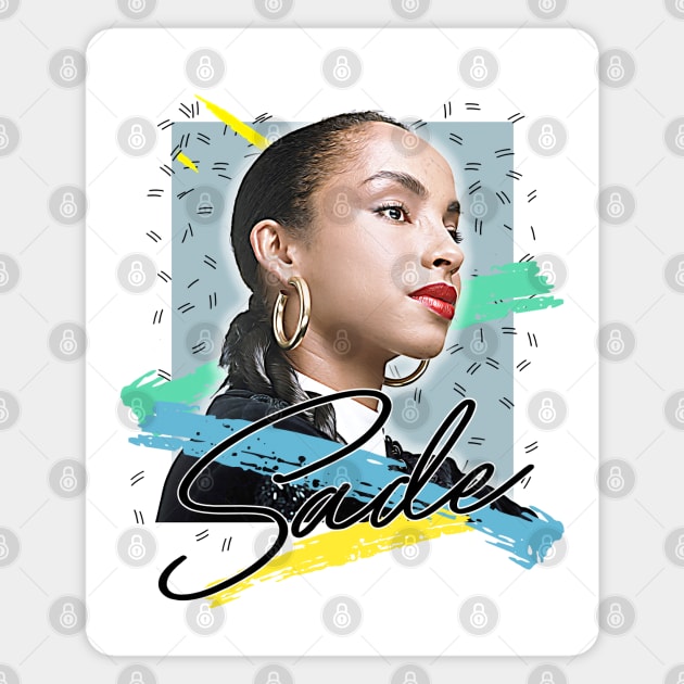 Sade / Retro 80s Style Fan Design Magnet by DankFutura